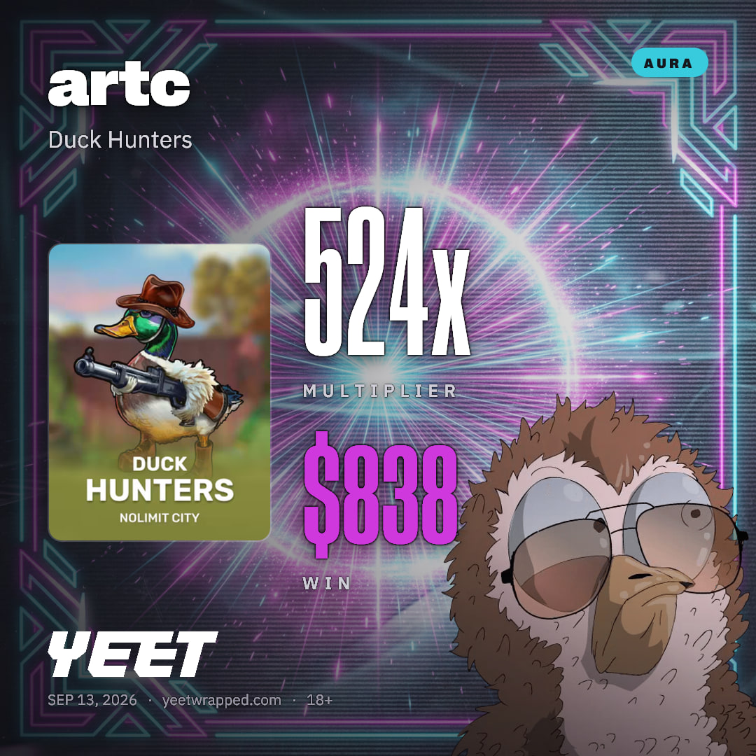 artc hit 523.6x on Duck Hunters