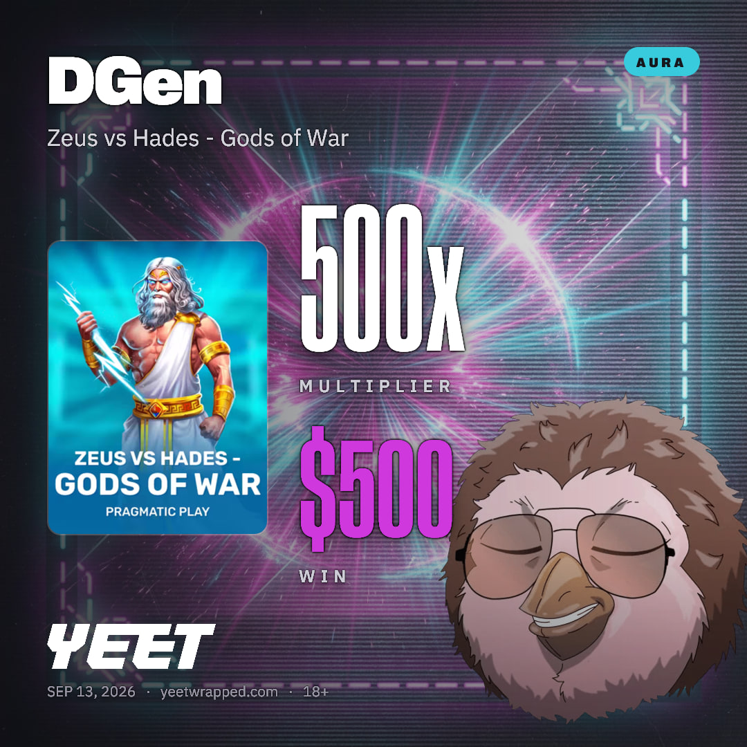 DGen hit 500x on Zeus vs Hades - Gods of War