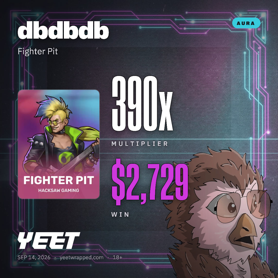 dbdbdb hit 389.8x on Fighter Pit