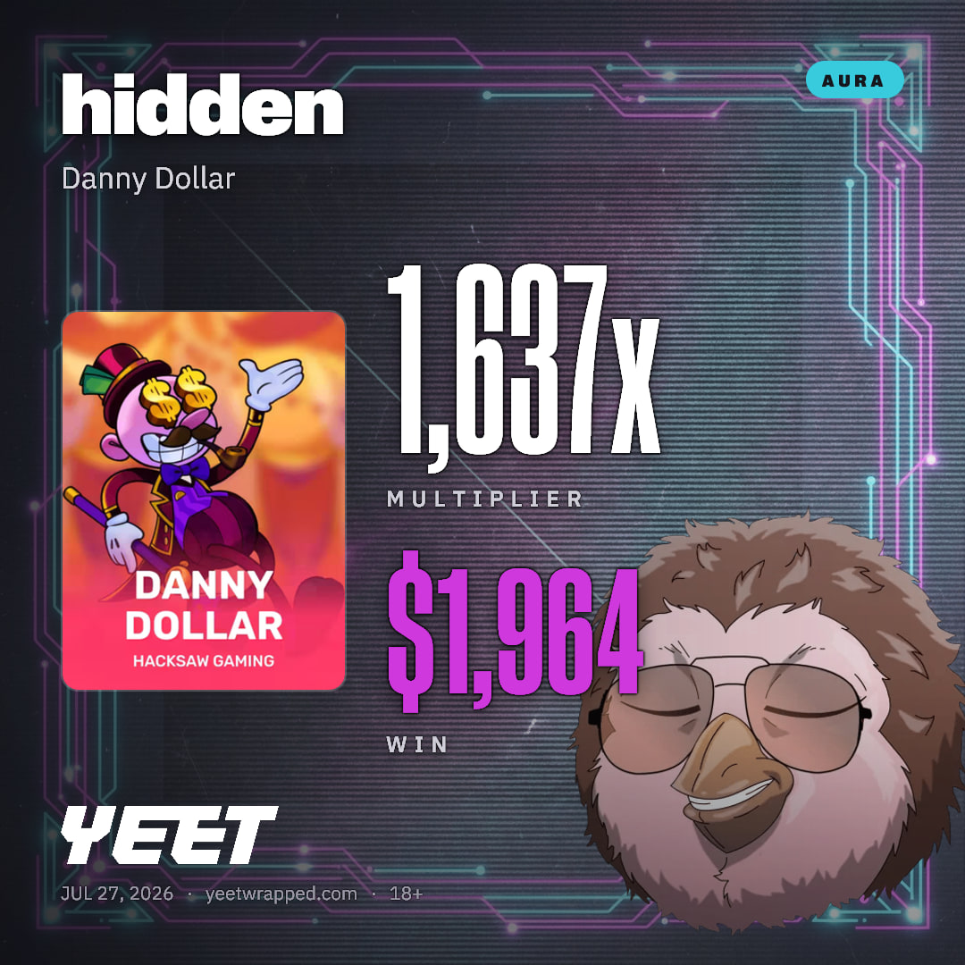 hidden hit 1,637x on Danny Dollar