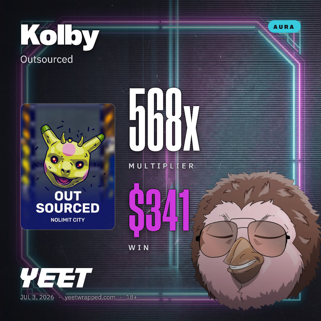 Kolby hit 568.2x on Outsourced