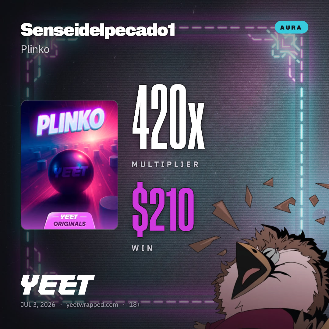 Senseidelpecado1 hit 420x on Plinko