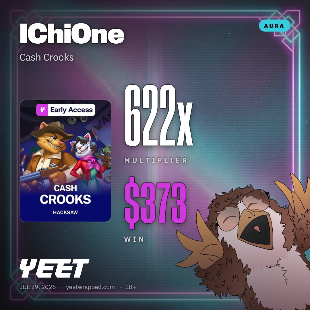 IChiOne hit 621.6x on Cash Crooks