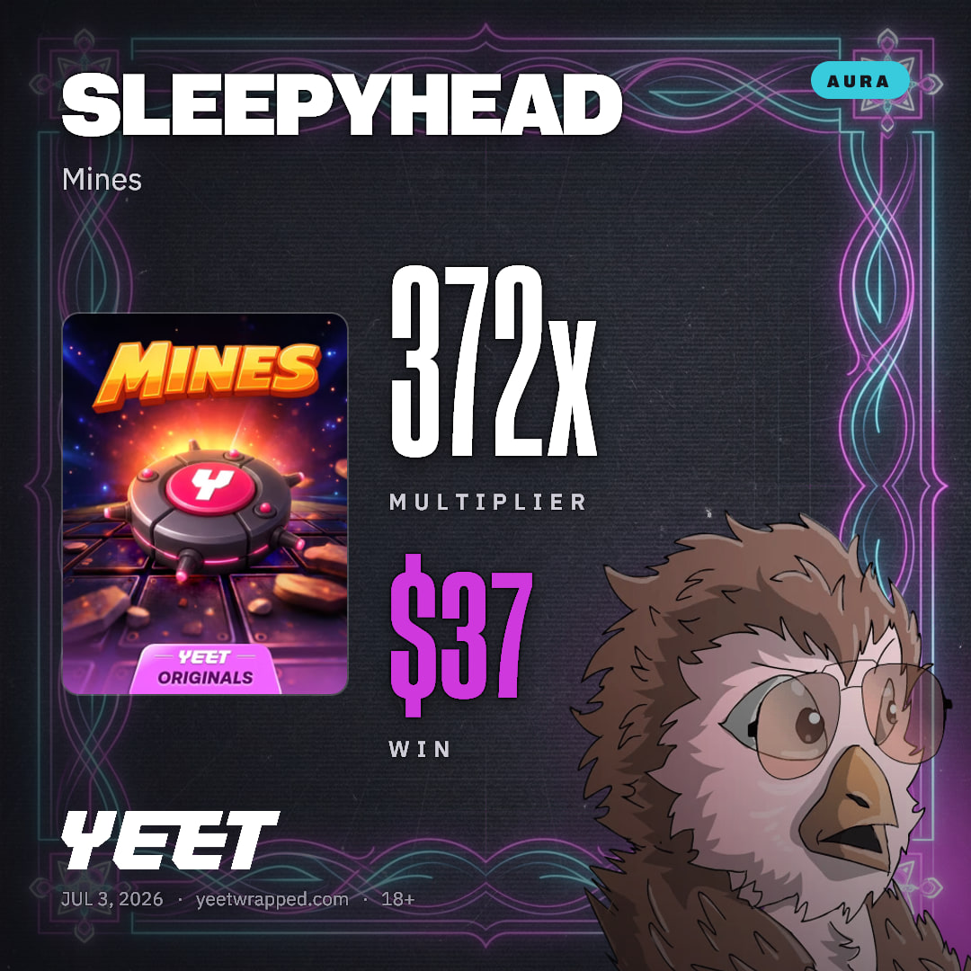 SLEEPYHEAD hit 372.5x on Mines