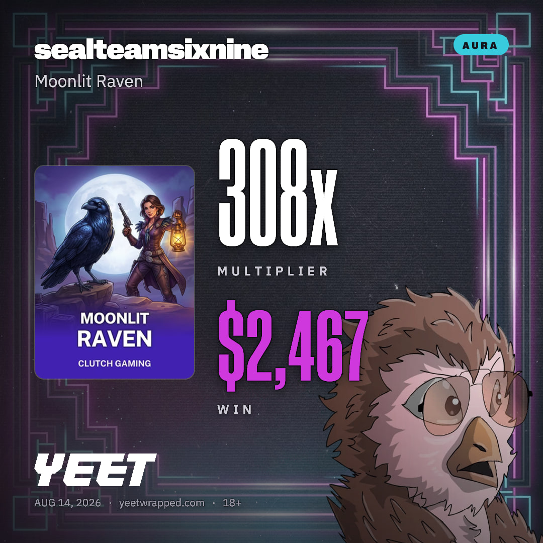 sealteamsixnine hit 308.4x on Moonlit Raven