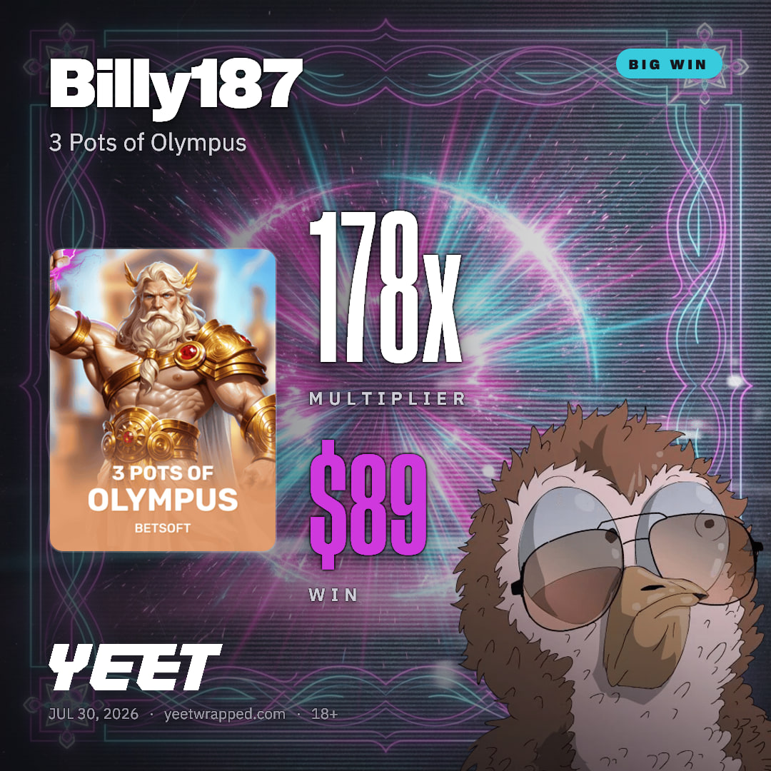 Billy187 hit 178x on 3 Pots of Olympus