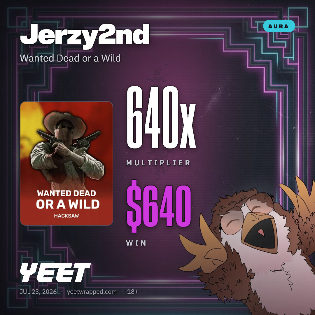 Jerzy2nd hit 639.5x on Wanted Dead or a Wild