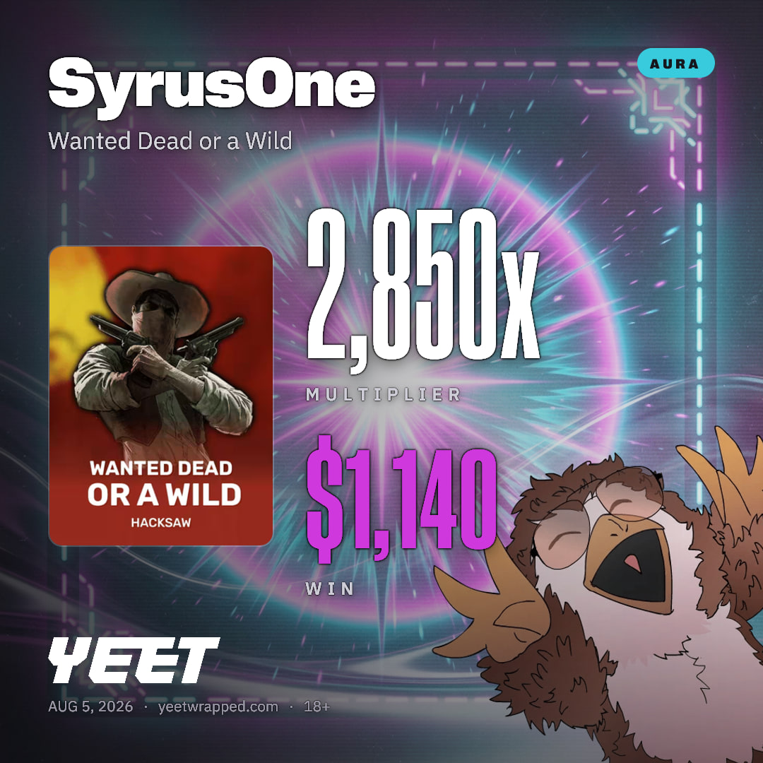 SyrusOne hit 2,850x on Wanted Dead or a Wild