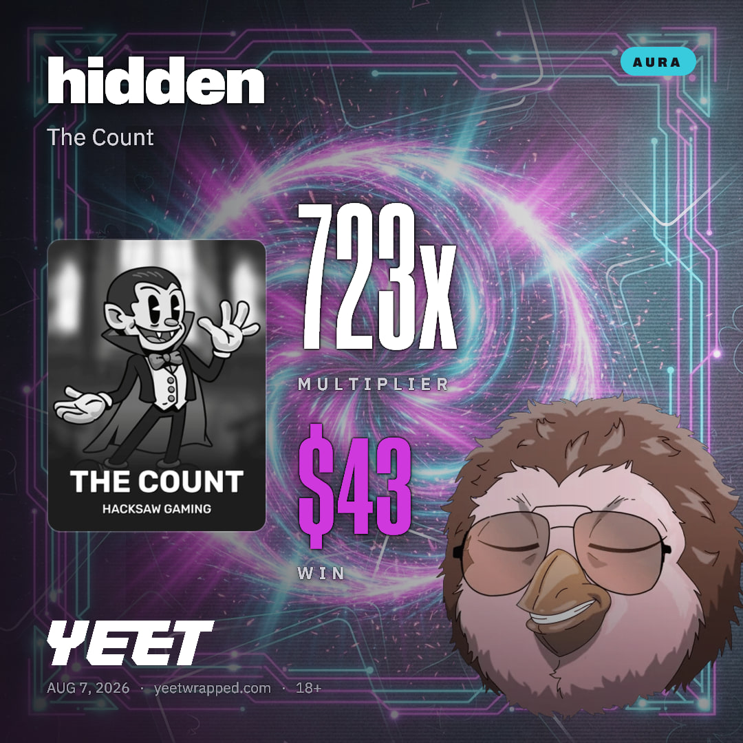 hidden hit 722.5x on The Count