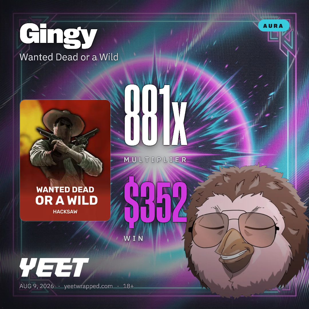 Gingy hit 881x on Wanted Dead or a Wild