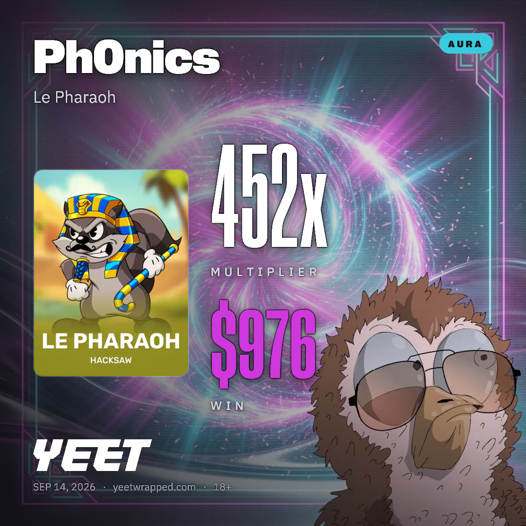 Ph0nics hit 452.3x on Le Pharaoh