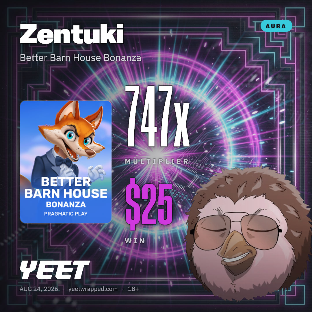 Zentuki hit 747.3x on Better Barn House Bonanza