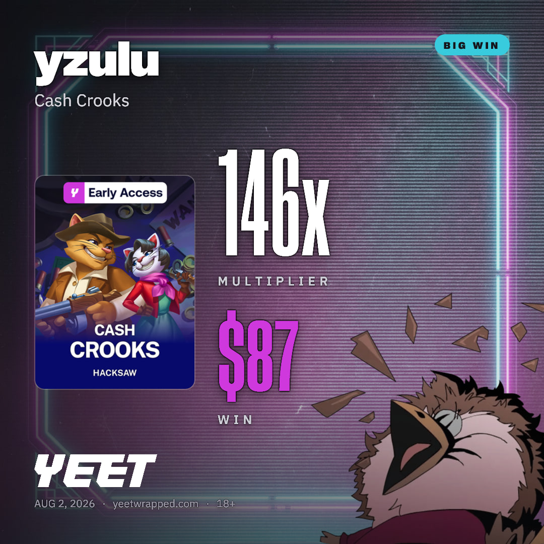 yzulu hit 145.6x on Cash Crooks