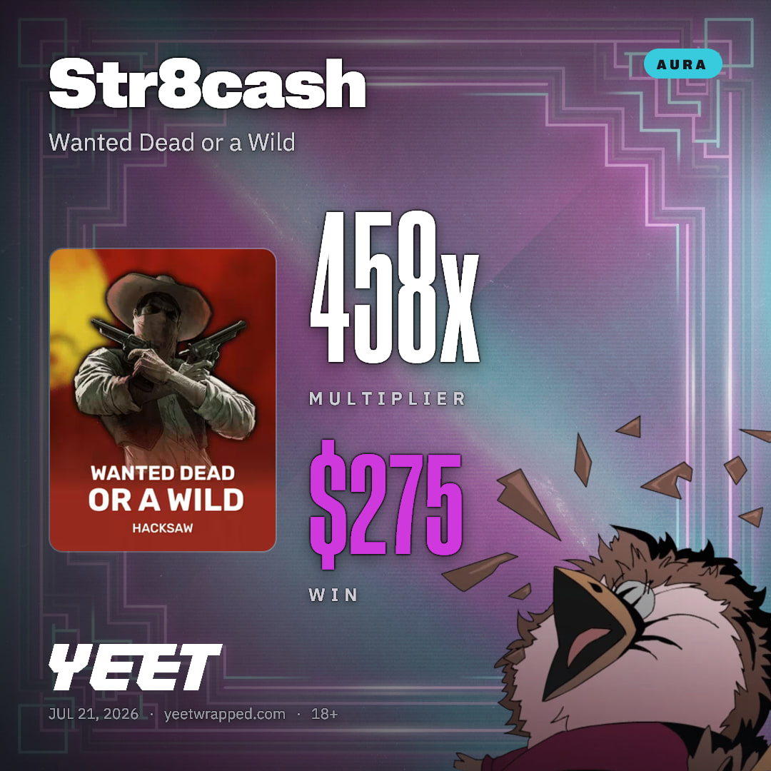 Str8cash hit 457.6x on Wanted Dead or a Wild