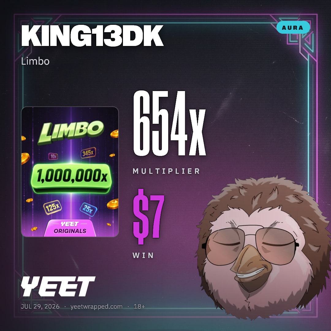 KING13DK hit 654.3x on Limbo