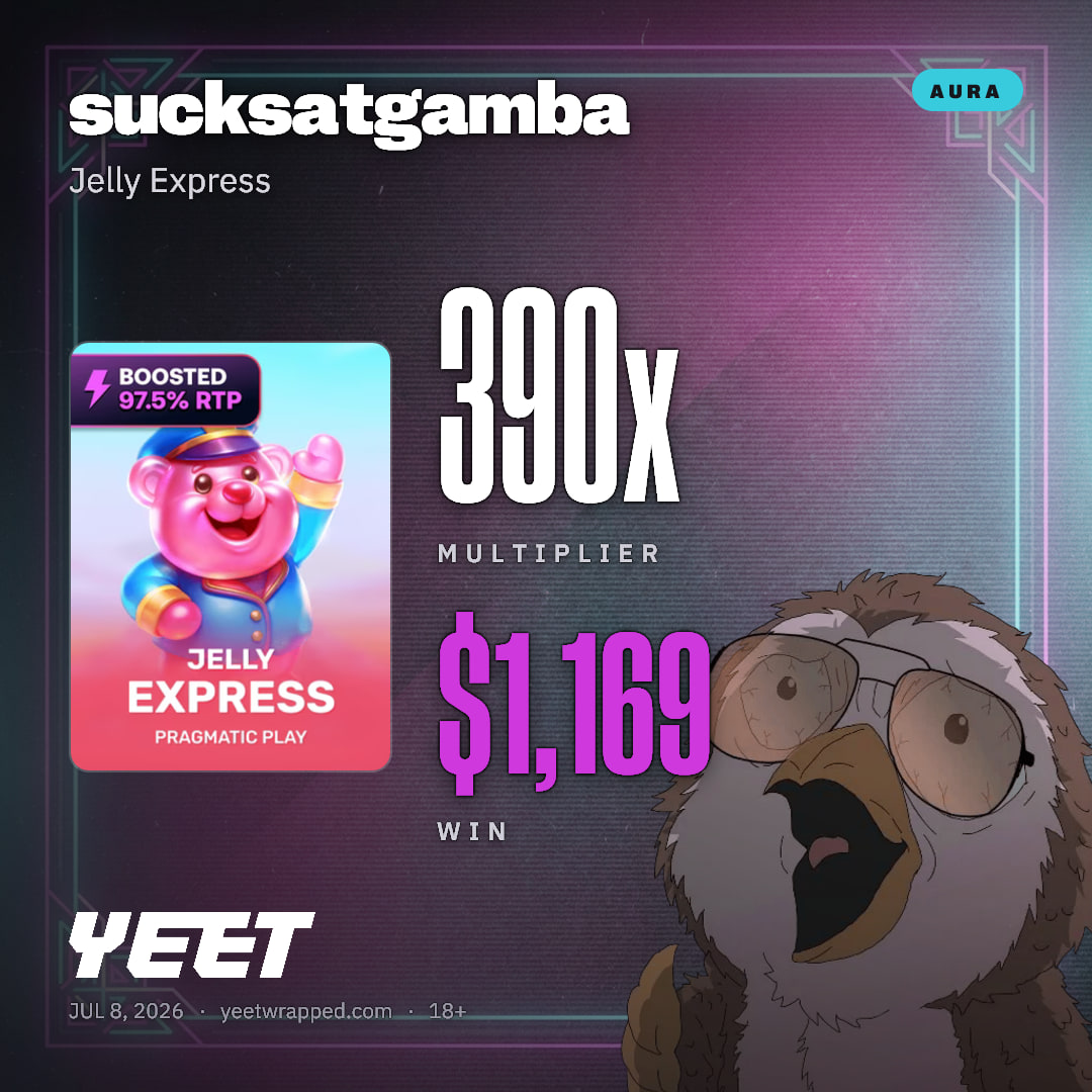 sucksatgamba hit 389.8x on Jelly Express