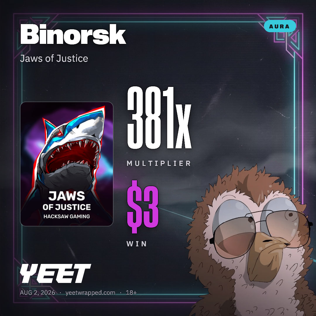 Binorsk hit 380.6x on Jaws of Justice