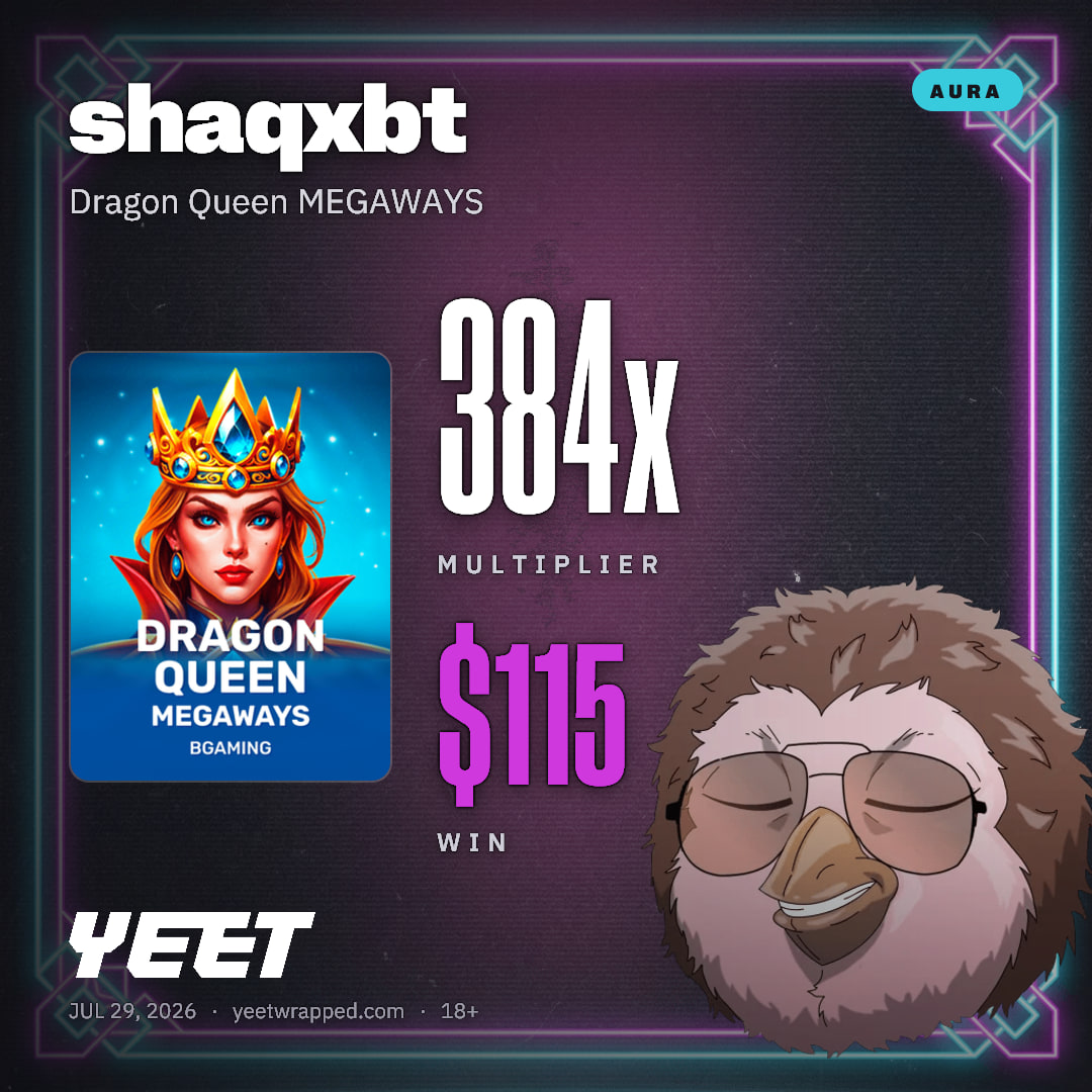 shaqxbt hit 383.7x on Dragon Queen MEGAWAYS