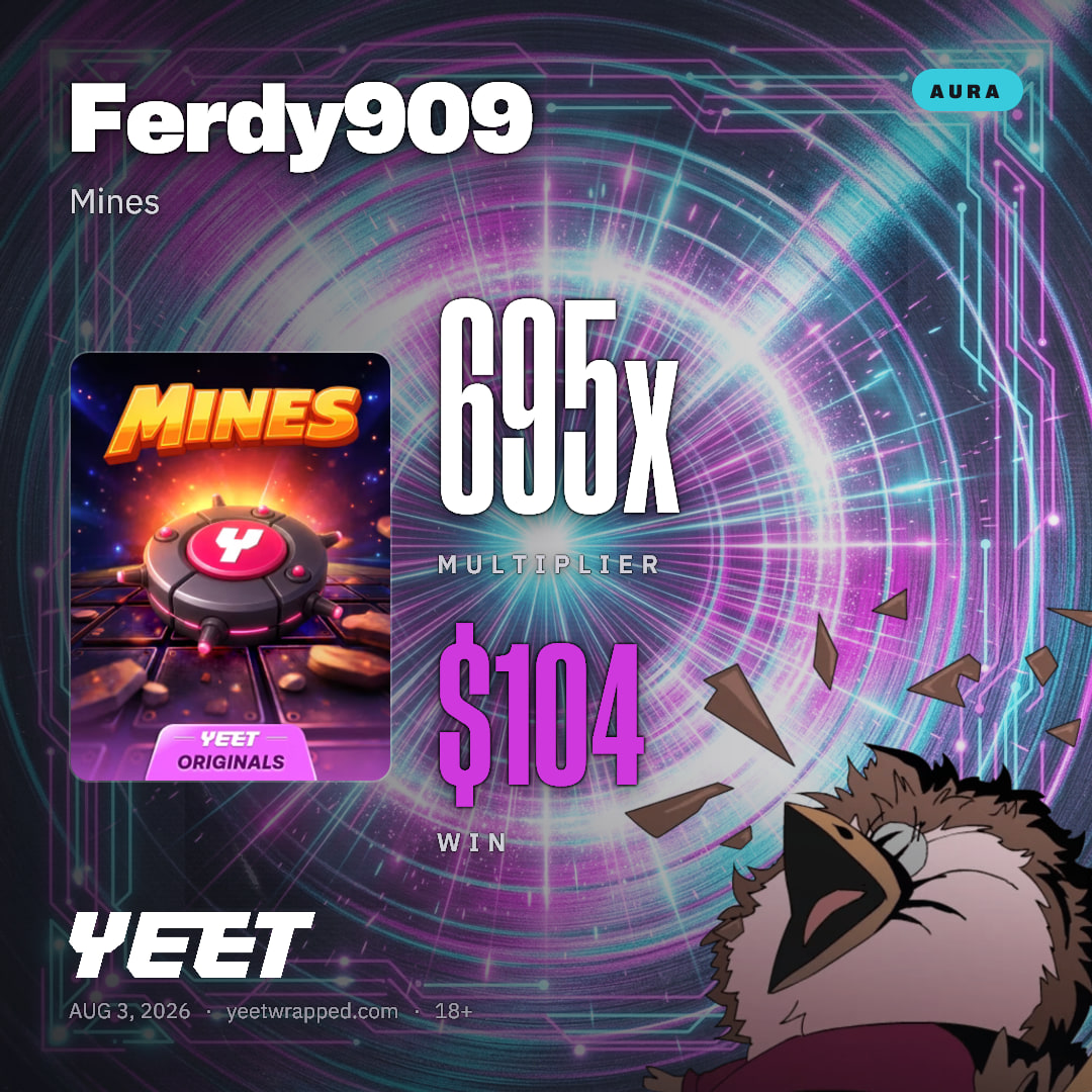 Ferdy909 hit 695.4x on Mines