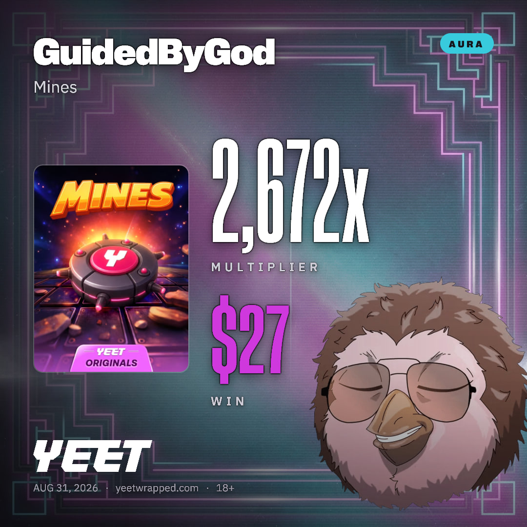 GuidedByGod hit 2,672x on Mines