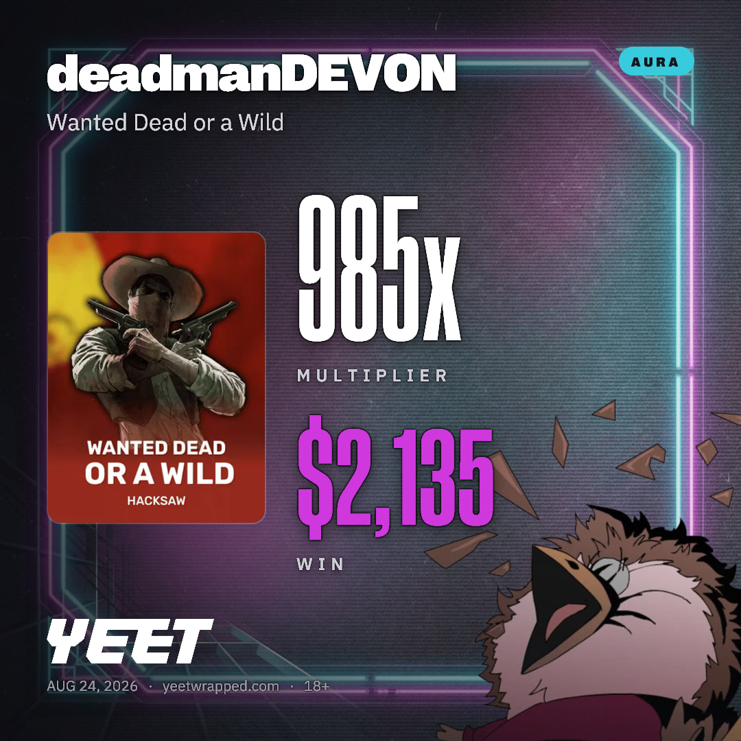 deadmanDEVON hit 985.4x on Wanted Dead or a Wild