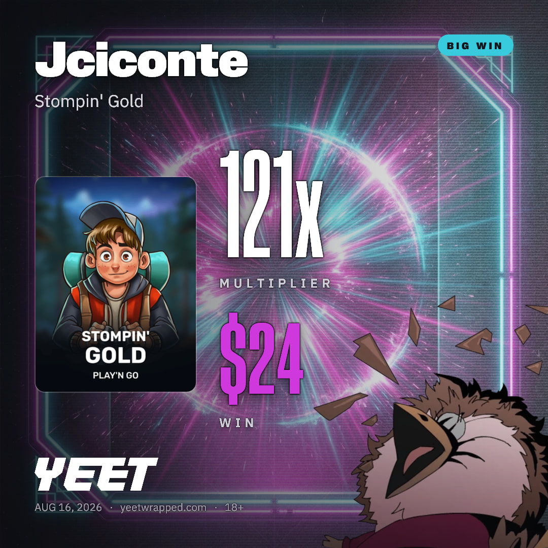 Jciconte hit 121x on Stompin' Gold