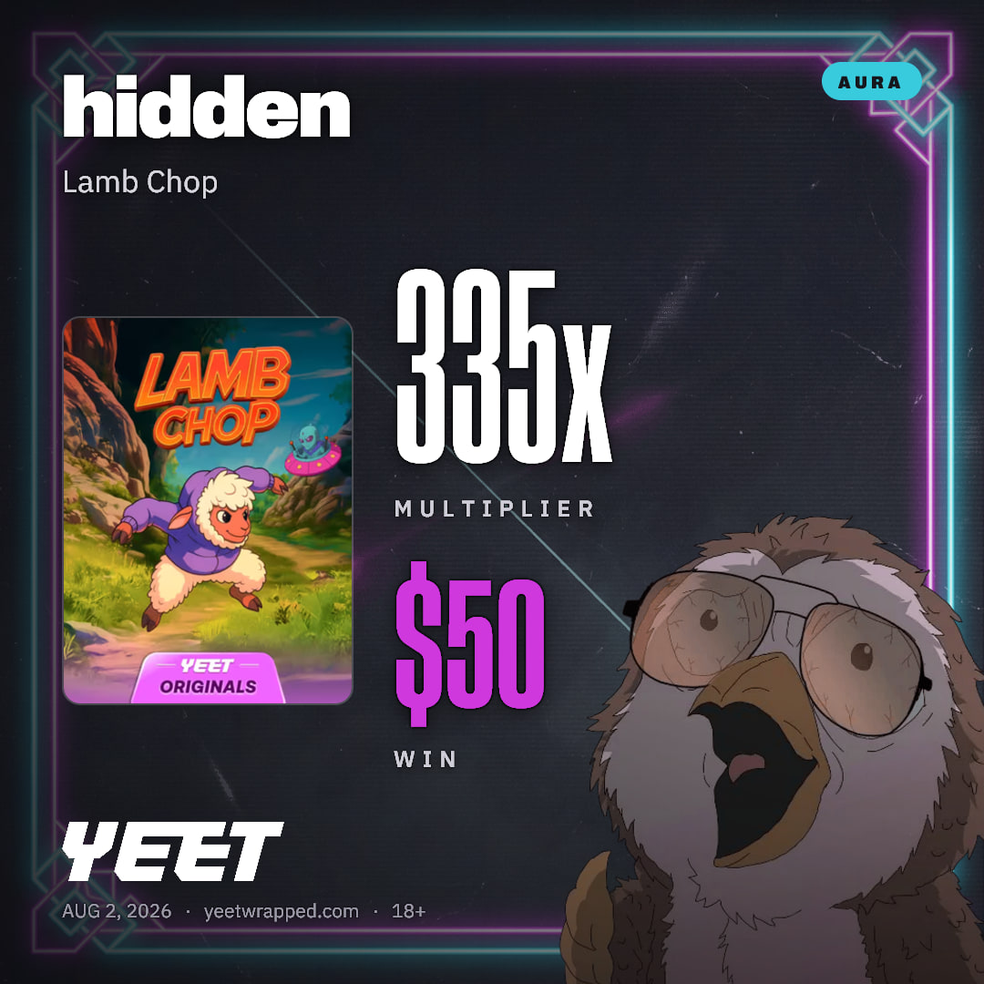 hidden hit 334.6x on Lamb Chop