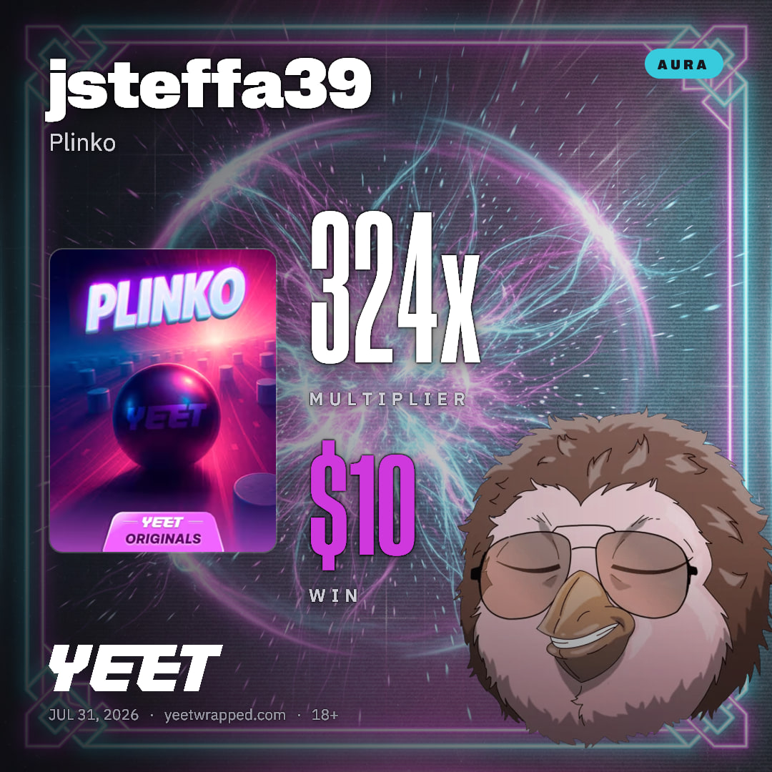 jsteffa39 hit 324x on Plinko