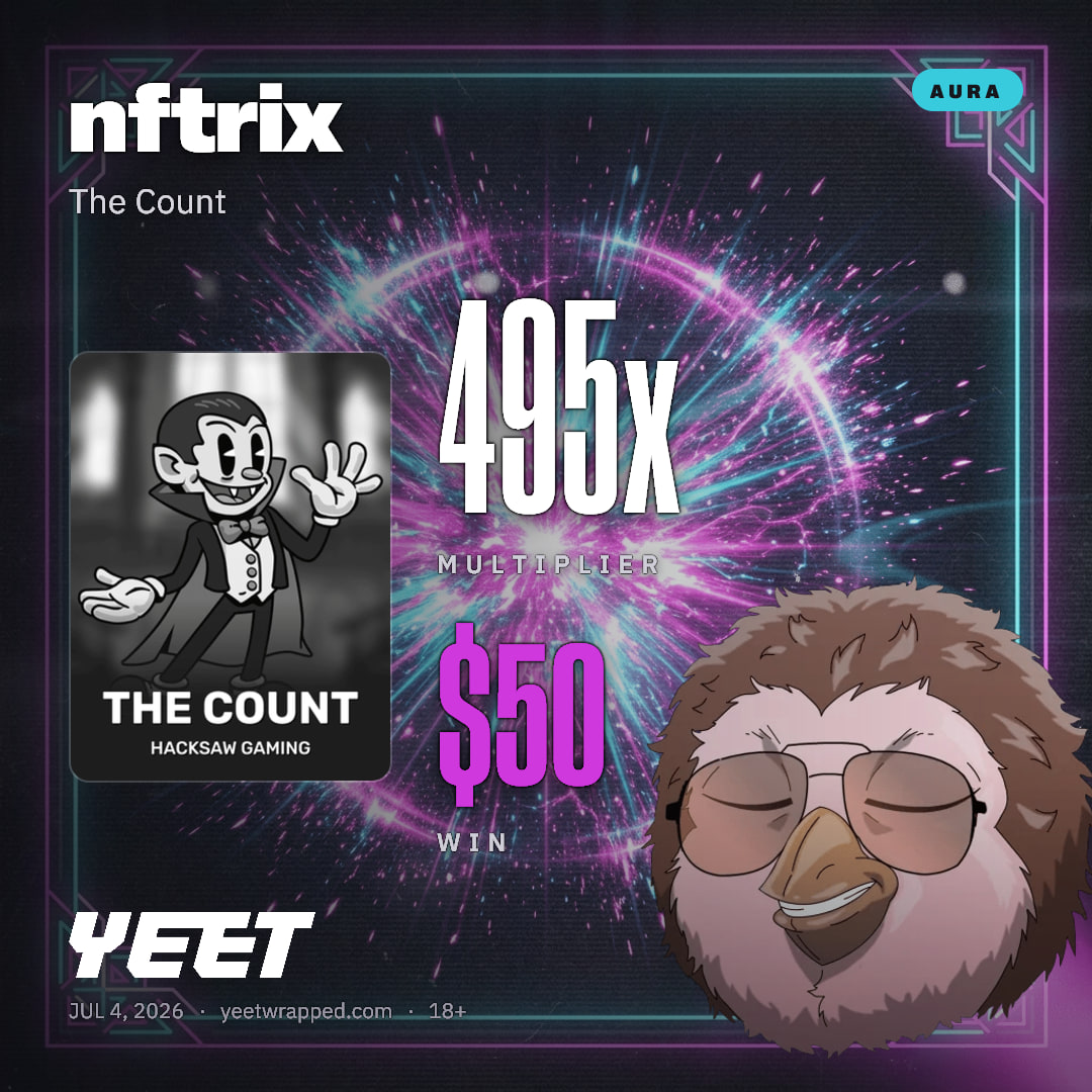 nftrix hit 495.1x on The Count