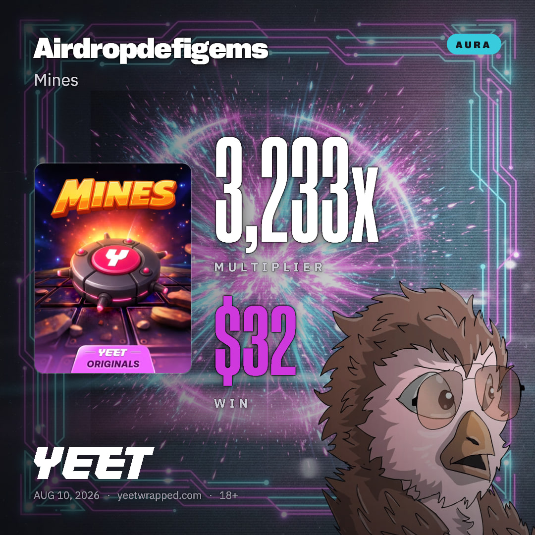 Airdropdefigems hit 3,233x on Mines