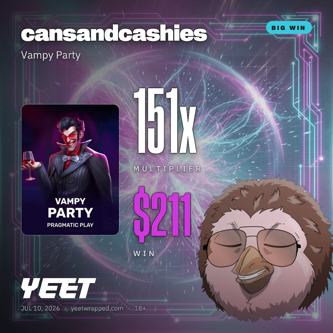 cansandcashies hit 150.5x on Vampy Party