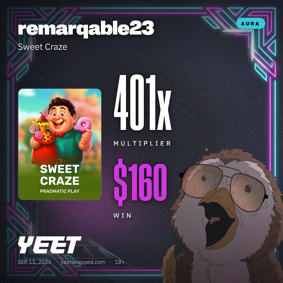 remarqable23 hit 400.9x on Sweet Craze