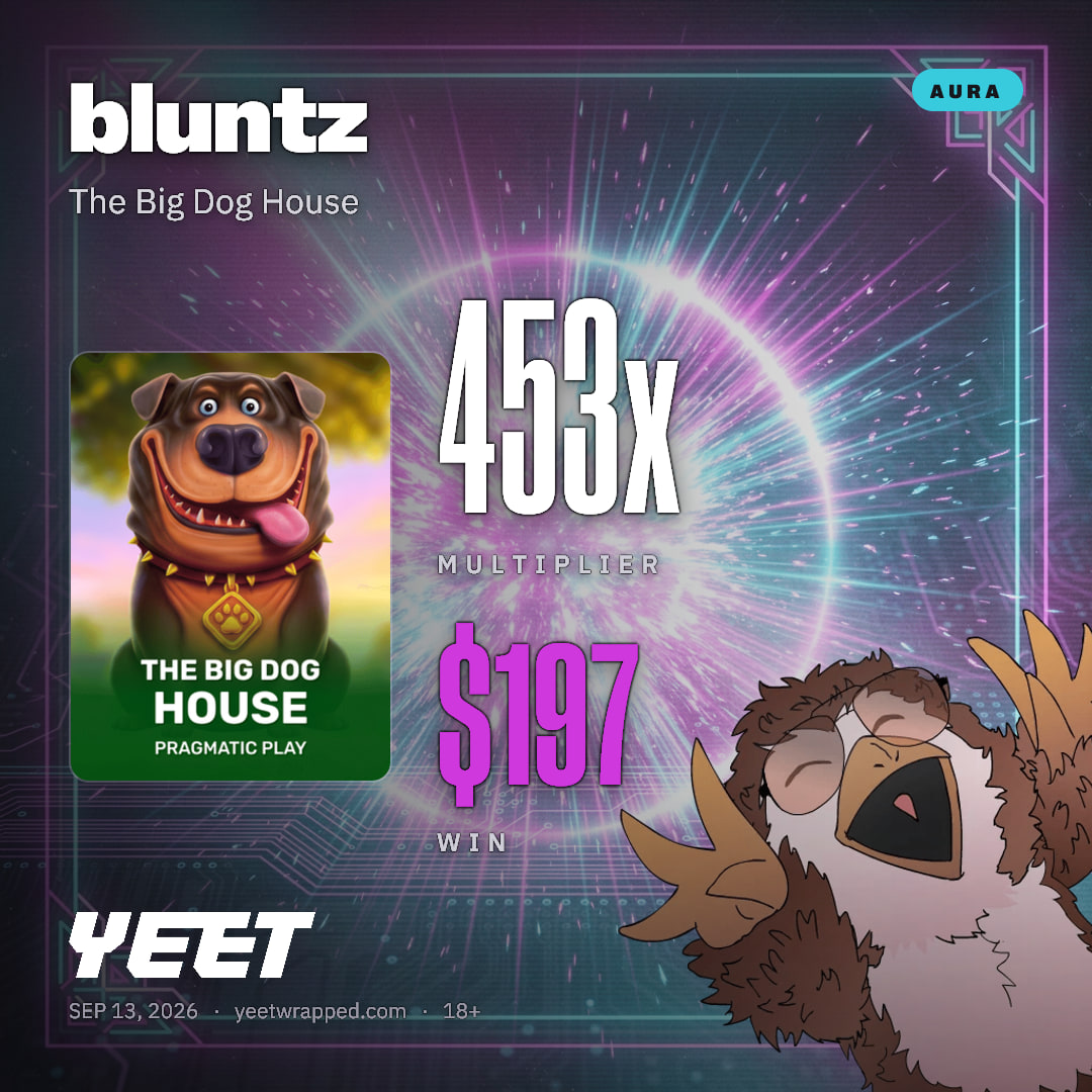 bluntz hit 453.1x on The Big Dog House