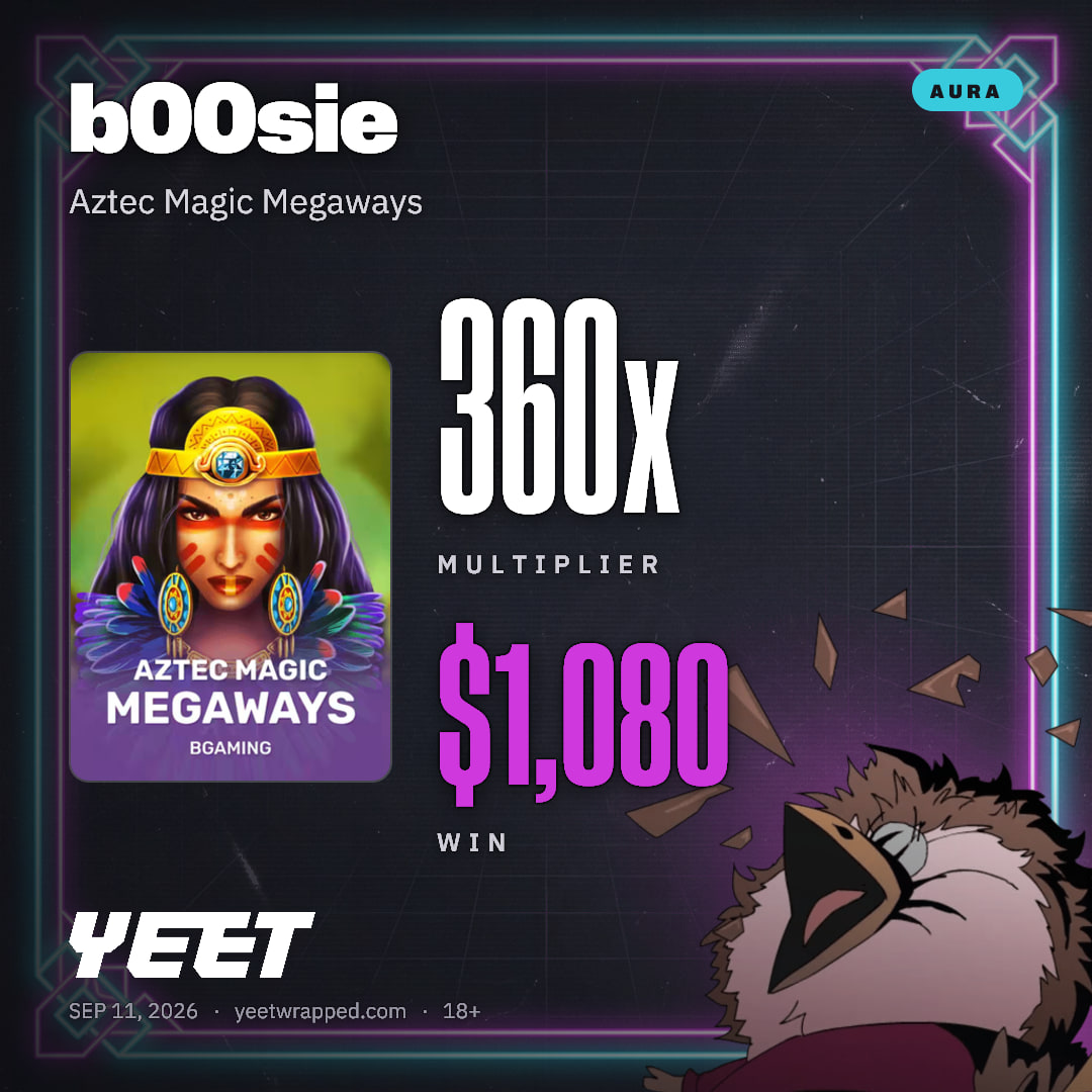 b00sie hit 360x on Aztec Magic Megaways