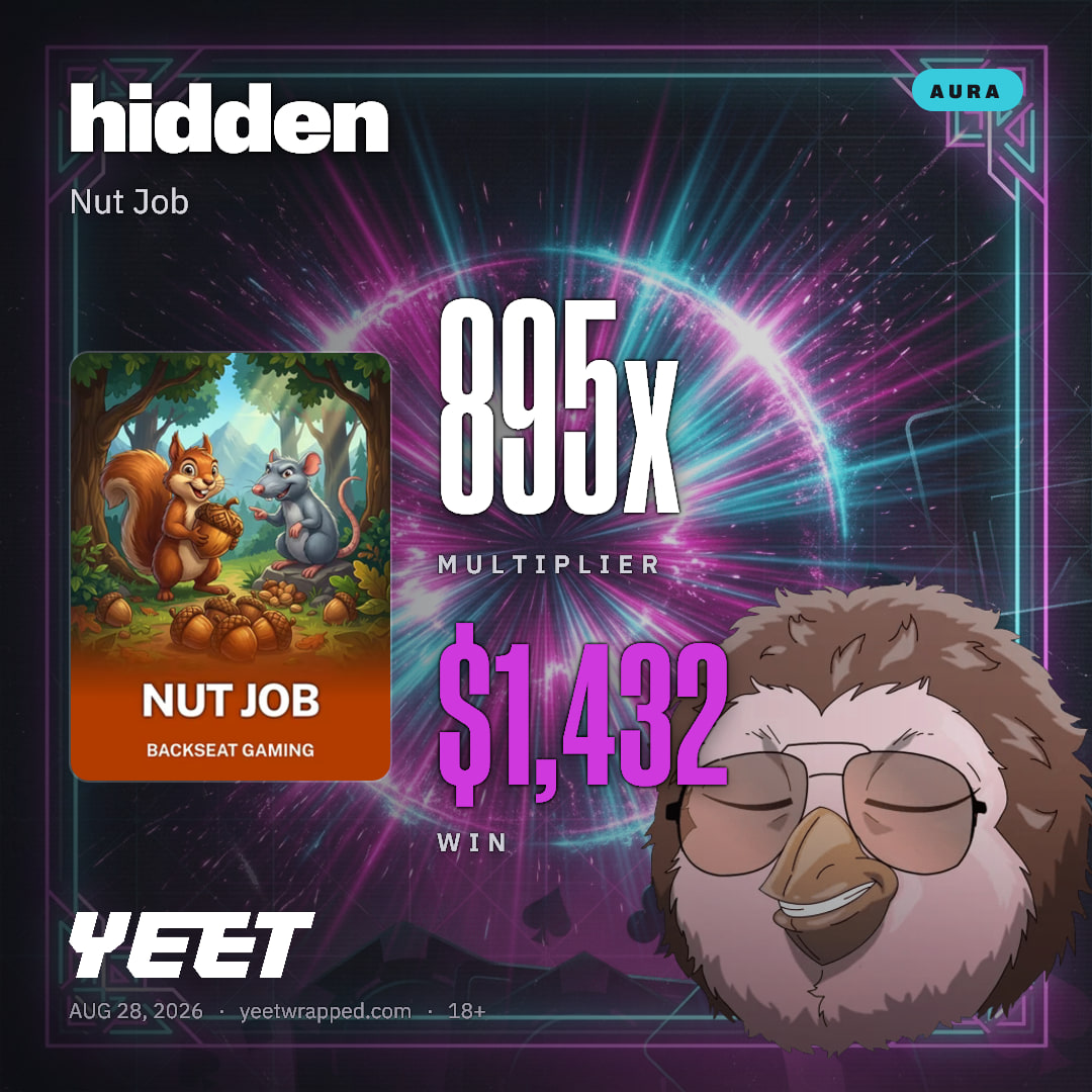 hidden hit 894.9x on Nut Job