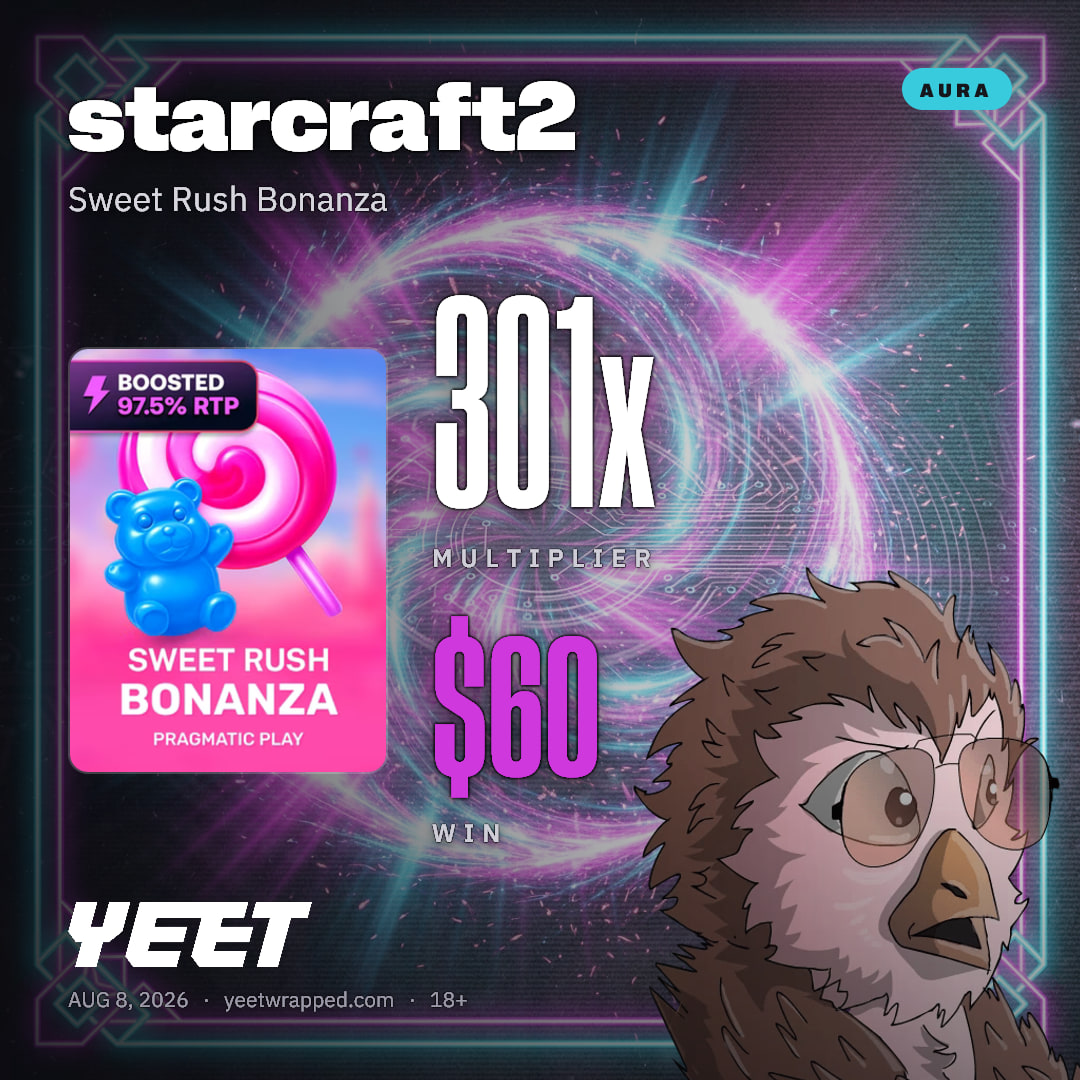 starcraft2 hit 300.8x on Sweet Rush Bonanza