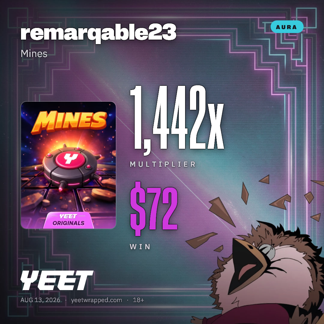 remarqable23 hit 1,442x on Mines