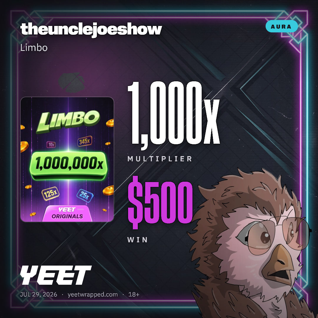 theunclejoeshow hit 1,000x on Limbo