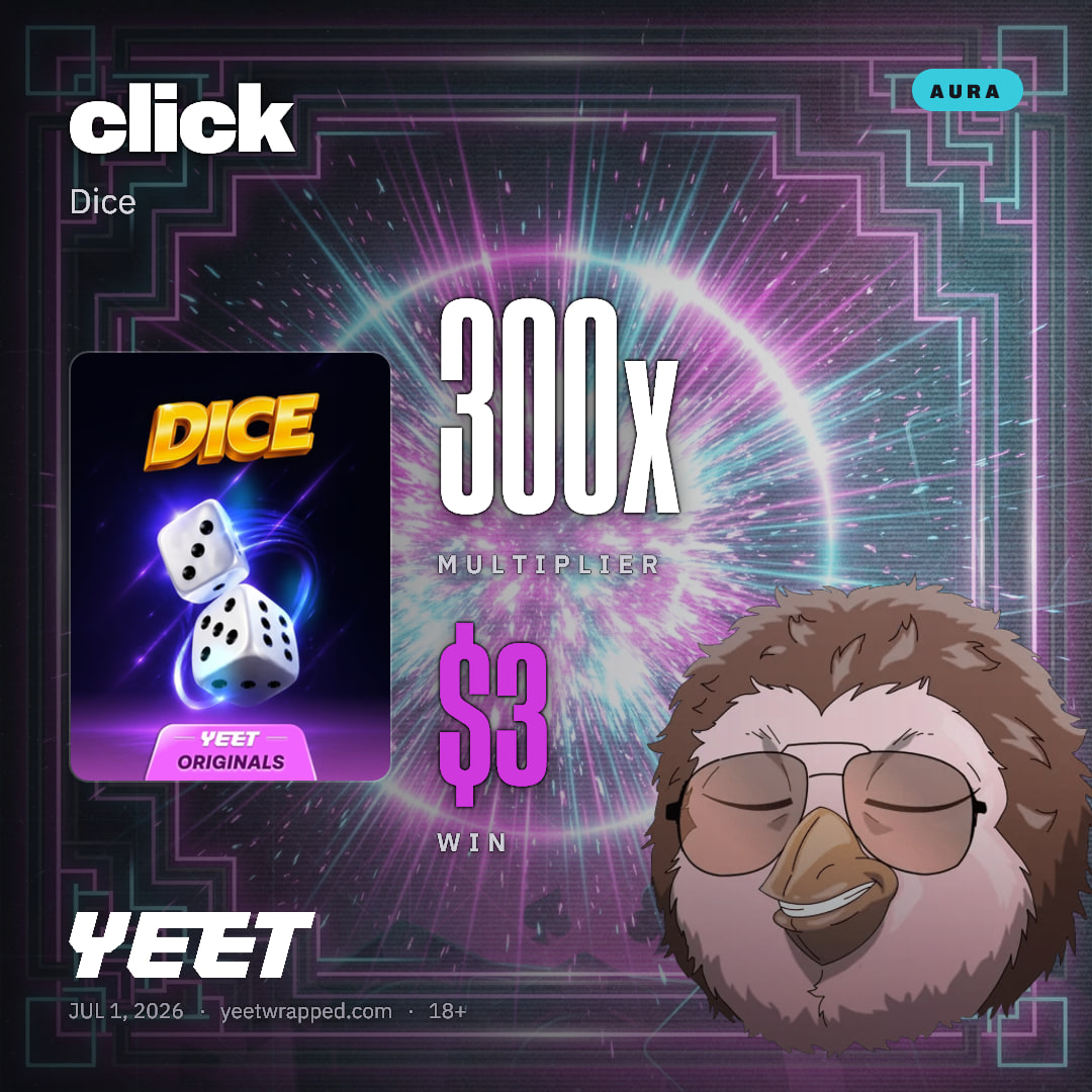click hit 300x on Dice