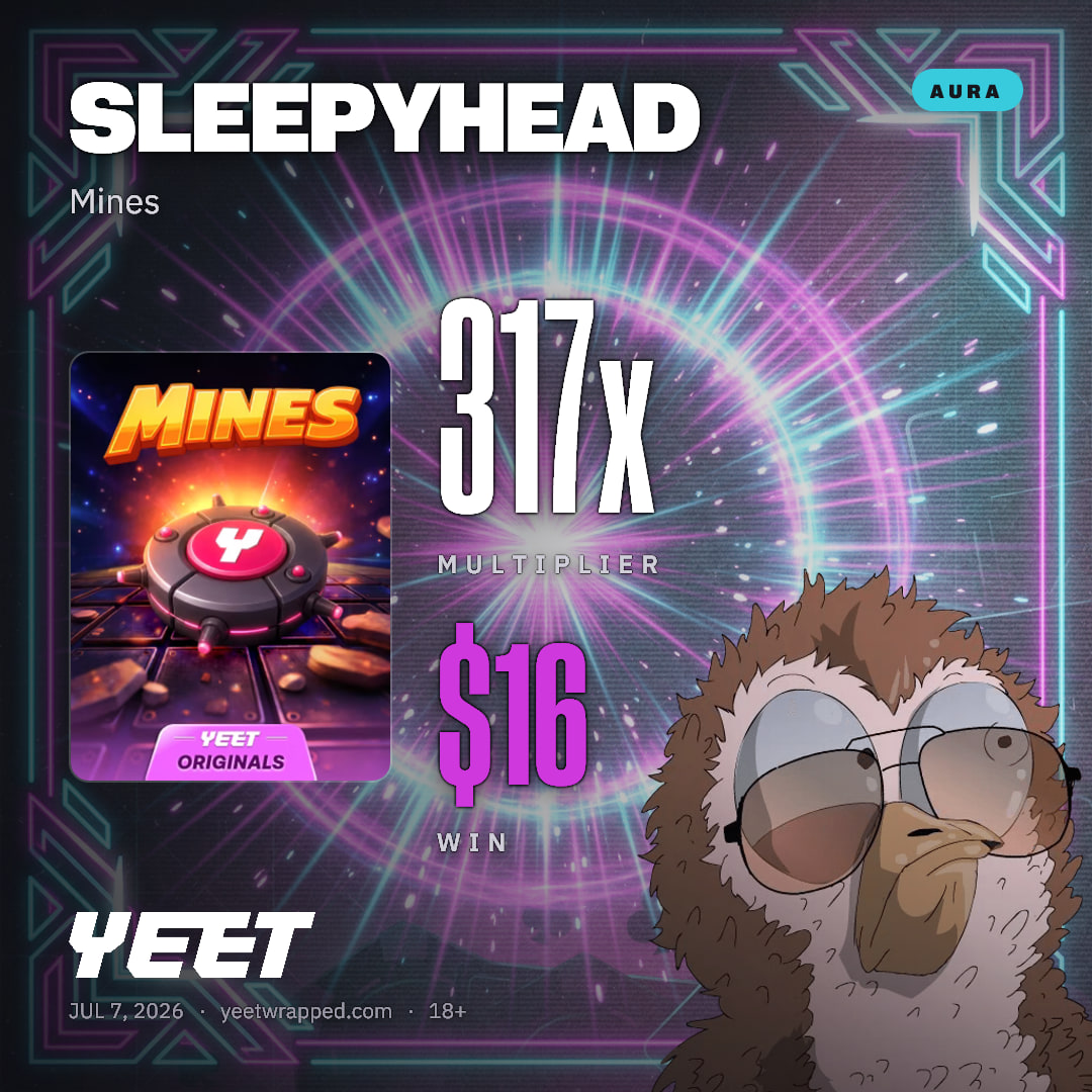 SLEEPYHEAD hit 316.6x on Mines