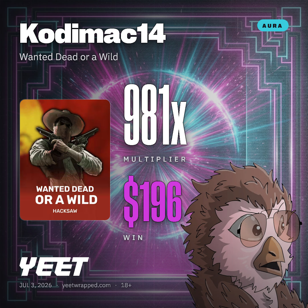 Kodimac14 hit 981.1x on Wanted Dead or a Wild