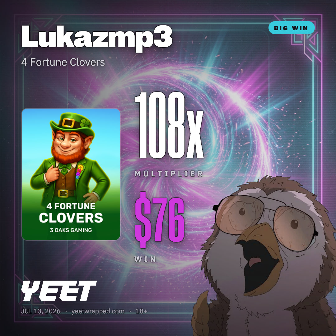 Lukazmp3 hit 107.5x on 4 Fortune Clovers