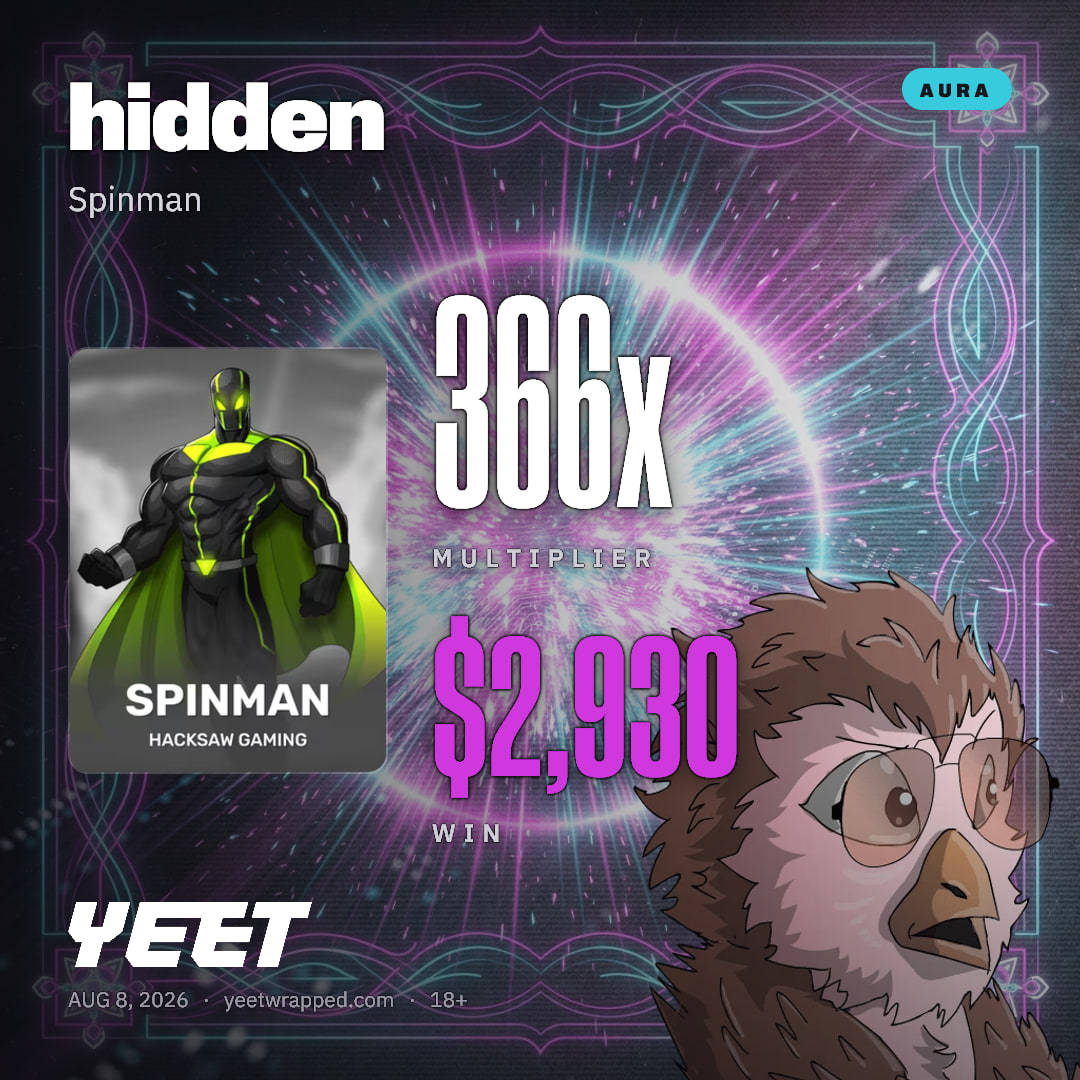 hidden hit 366.2x on Spinman