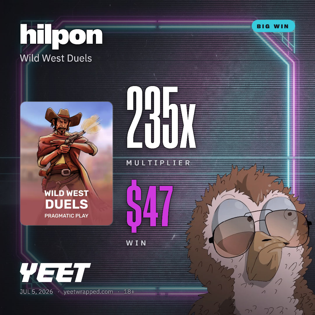 hilpon hit 234.9x on Wild West Duels