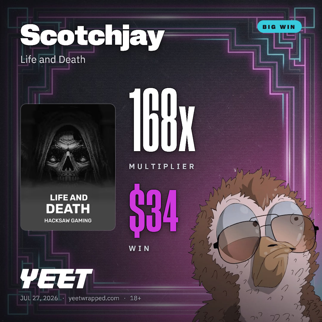 Scotchjay hit 168.2x on Life and Death