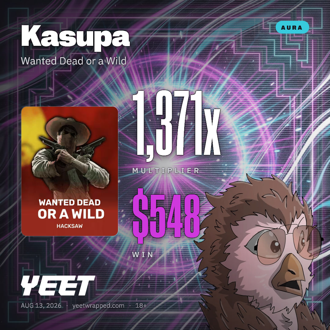 Kasupa hit 1,371x on Wanted Dead or a Wild