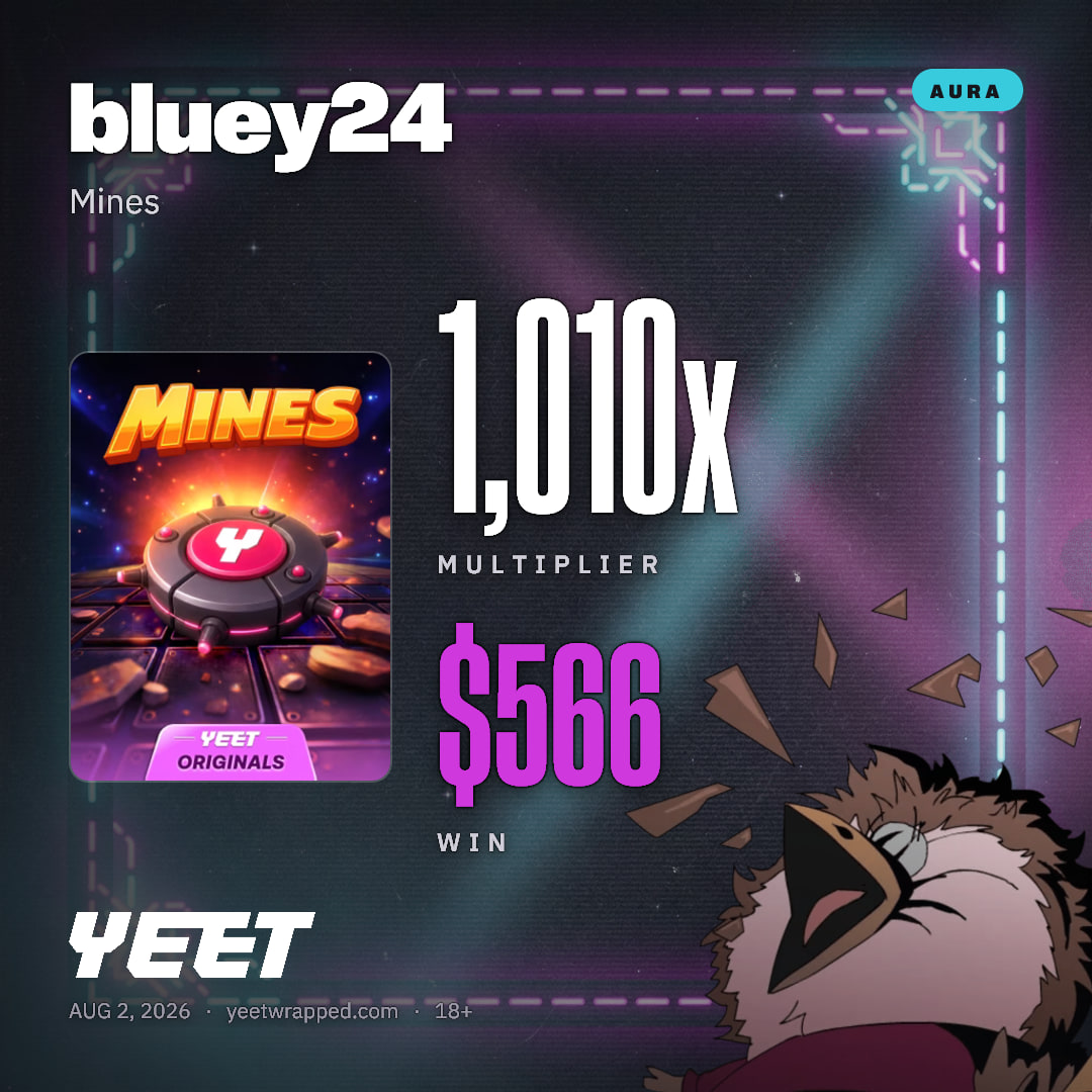 bluey24 hit 1,010x on Mines