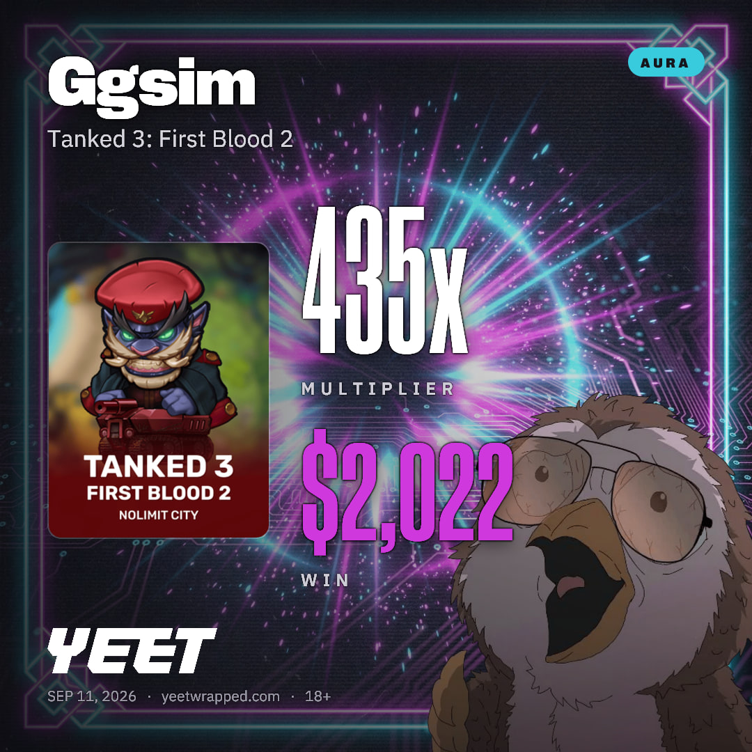 Ggsim hit 435.2x on Tanked 3: First Blood 2
