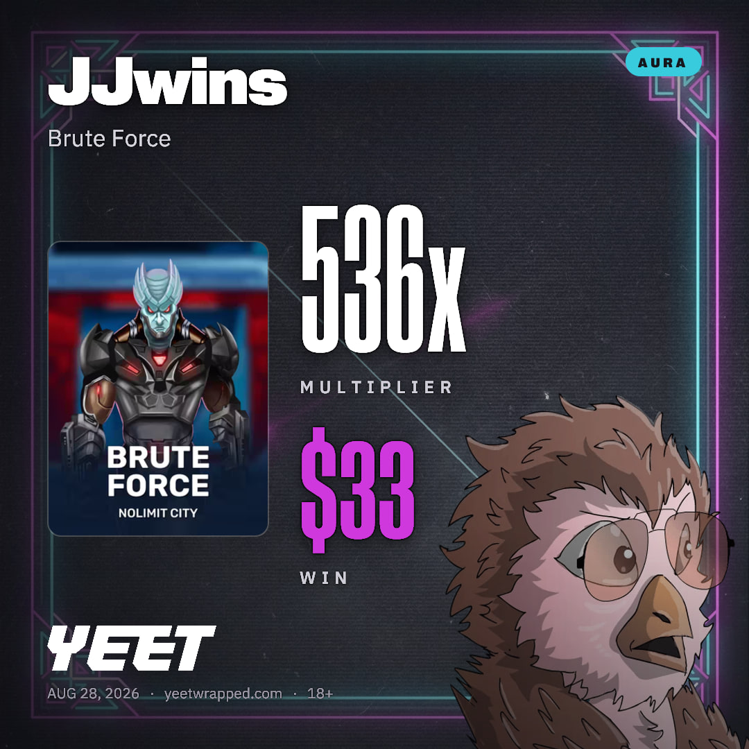JJwins hit 536.2x on Brute Force