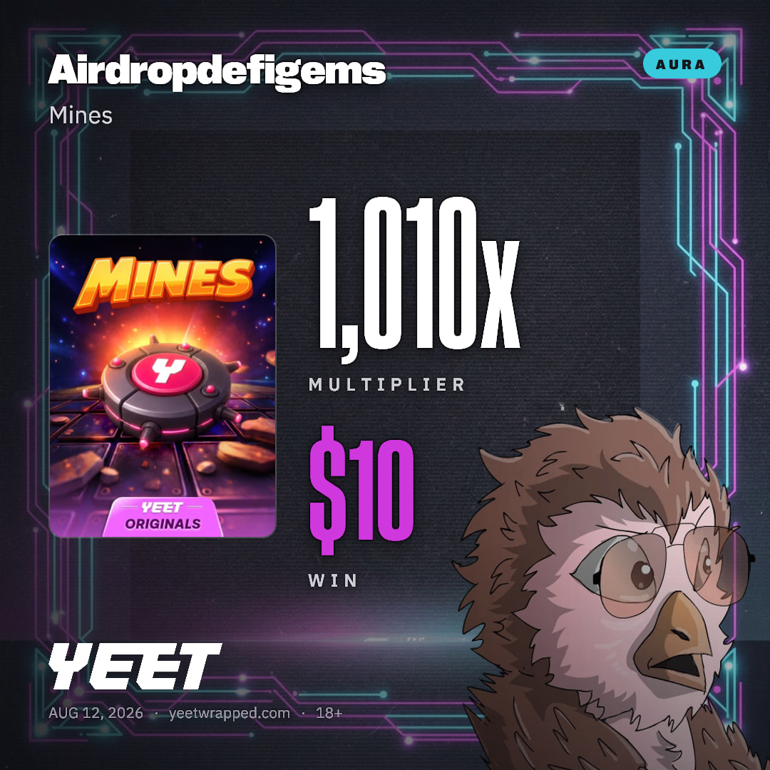 Airdropdefigems hit 1,010x on Mines
